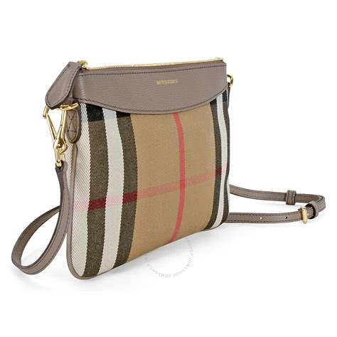 Burberry Horseferry Check Leather Clutch 